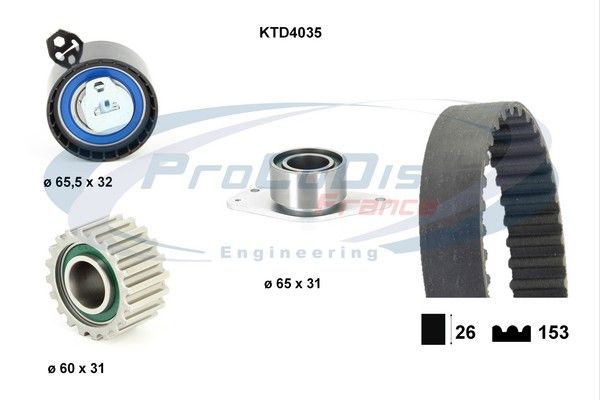 PROCODIS FRANCE Комплект ремня ГРМ KTD4035